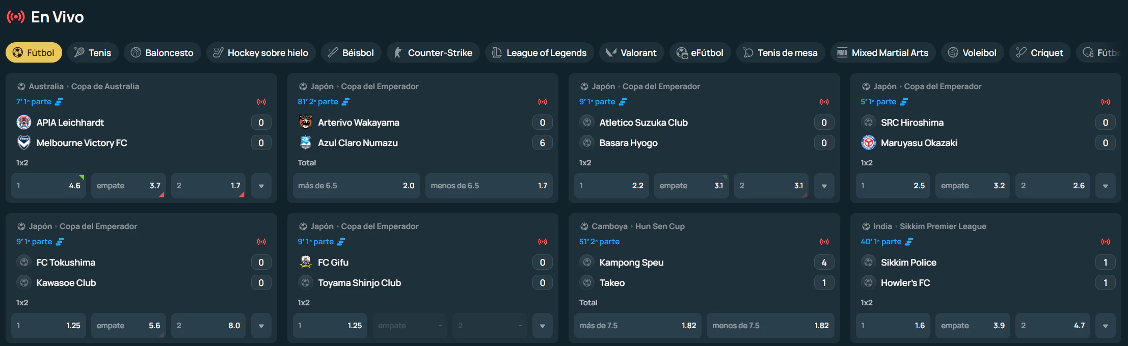 FortuneJack Casino apuestas deportivas y esports